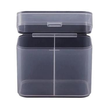 Imagem de Caixa Organizadora De Unhas De Camada Dupla Retangular Para Ferramenta