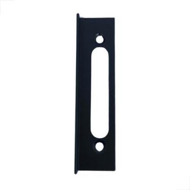 Imagem de Espelho Para 1520 Fechadura Alvenaria Trinco Rolete Preto - Fast Vidro