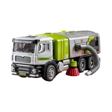 Imagem de Brinquedo De Modelo De Caminhão De Lixo Elétrico Para Crianças, Aspira