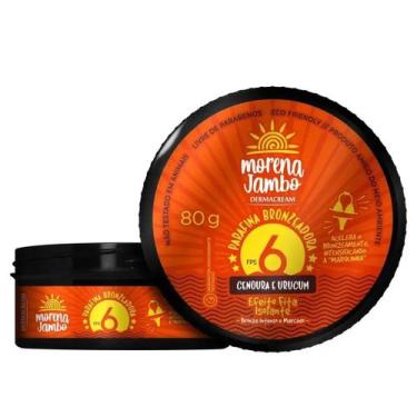 Imagem de Parafina Bronzeadora Cenoura e Urucum Dermacream Fps 6 80g