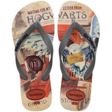 Imagem de Chinelo Havaianas Masculino Top Clássicos Warner Harry Potter Creme-Masculino