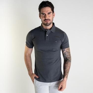 Imagem de Camisa Polo Tommy Hilfiger Chumbo-Masculino