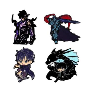 Imagem de Broches De Esmalte De Menino Anime Para Mochilas, Roupas, Acessórios D