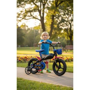 Imagem de Bike Infantil Aro 12 Segura e Divertida - Rodas Treino - Congratulatio