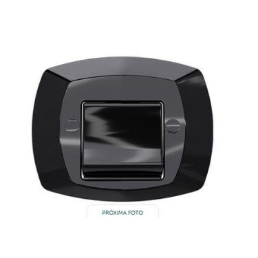 Imagem de Acabamento Blukit Preto P/ Válvula Descarga Banheiro Docol