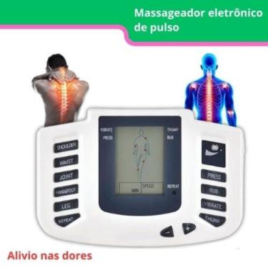 Imagem de Aparelho de Massagem Terapêutica  Pulsos Controlados LCD - Aparelho Ma
