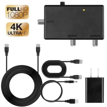 Imagem de Amplificador de distribuição de amplificador de sinal de antena de TV 