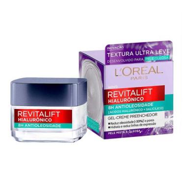 Imagem de Gel Creme Hidratante Antioleosidade REVITALIFT Hialurônico 49g - Lorea