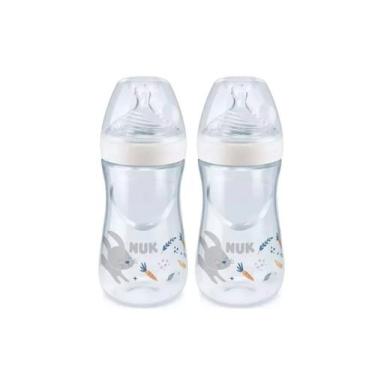 Imagem de Kit Mamadeira NUK Essence Smart Flow Com 2UN 270ML Cada Neutral