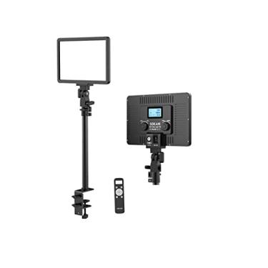 Imagem de Sokani P25 Key Light Professional Studio LED painel de vídeo luz, cor ajustável, luz de preenchimento para streaming, gravar vídeos, suporte de montagem de mesa de metal