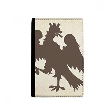 Imagem de Carteira com emblema nacional Europ Animals Soar Eagle Porta-passaporte Notecase Burse