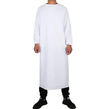 Imagem de Avental À Prova D'água Adulto Resistente À Água E Óleo Avental De Manga Longa, Cozinha Doméstica, Açougue, Avental De Trabalho Em Fábrica De Processamento De Alimentos,A1,120x120cm,Constructive23