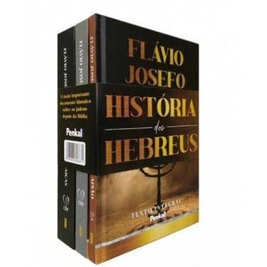 Imagem de Box Com 3 Livros A História Dos Hebreus  Capa Dura  Flávio Josefo - Cp