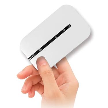 Imagem de Wifi Portátil 4G Com Slot SIM, Ponto de Acesso Wifi Móvel Desbloqueado de 150 Mbps, Roteador Wifi Portátil para Viagens de Bolso Suporta 10 Usuários Wifi para Telefone, Laptop,