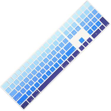 Imagem de Teclado Allinside para teclado Apple Magic, 04 Ombre Blue, Magic Keyboard with Numeric Keypad