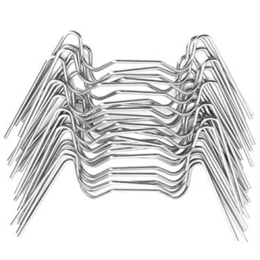 Imagem de FONDOTIN 50 braçadeiras de vidro para estufa, clipes de mola de folha de policarbonato, fio de estufa, suporte de fixação de janela, braçadeira de placa de porto de estufa de policarbonato aço