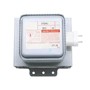 Imagem de 2024 Novo ímã de micro-ondas 2M248J (GS) para tubo de forno de micro-ondas Toshiba Midea JVM1490BD003 compatível 2E-13-37 2M217J 2M253J(XB) 2M248J Magnetron