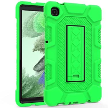 Imagem de Rantice Capa para Samsung Galaxy Tab A7 Lite 8,7 polegadas 2021, Capa de proteção contra quedas híbrida à prova de choque robusta com suporte para Samsung Galaxy Tab A7 Lite modelo de 8,7 polegadas SM-T220/T225 (Verde+Preto)