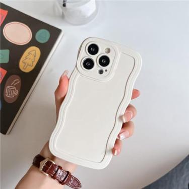 Imagem de Capa de telefone onda encaracolada de cor sólida para Xiaomi para Redmi Note 7 8 Pro Note 9 para Xiaomi 11 Lite A2 A1 Mi 8 9A Capa traseira de silicone macio, branca, para Xiaomi Mi 11i
