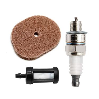 Imagem de Filtro de ar laffoonparts 4144 124 2800 + vela de ignição + filtro de combustível para STIHL FS40 FS40C FS50 FS50C FS56 FS56C FS56R FC56 FC56C FC70 FS70 FS70C KM56 KM56HTC Aparador 56C