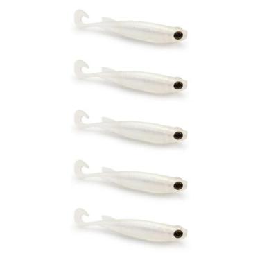 Imagem de Kit 5 Iscas Artificiais Para Pesca Monster 3X E-Shad 12cm, New shine