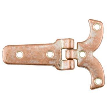 Imagem de Dobradiça Porteira 4 Peças Decoração Caixas Mdf Artesanato - Metallica