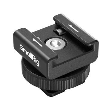 Imagem de SmallRig Adaptador de montagem Cold Shoe para microfone sem fio, para DJI Mic / Mic 2, para RODE Wireless Go II, para Saramonic BLink 900 B, para Hollyland C1, com orifício rosqueado de 1/10.2 cm-20,