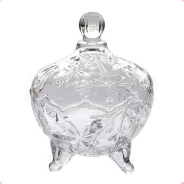 Imagem de Bomboniere Baleiro Porta Doce Vidro Luxo Potiche Decorativo - Original