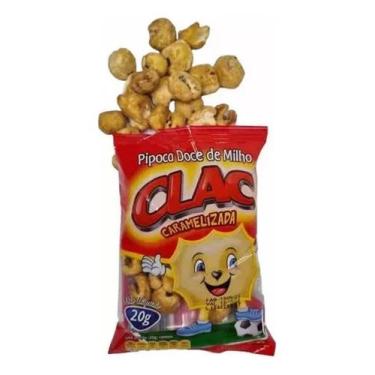 Imagem de Pipoca Doce Deliciosa Caramelizada Clac 50 Unidades 20G Cada