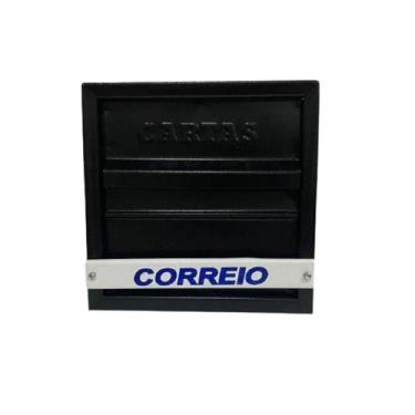 Imagem de Caixa de Correio Caixinha Correspondência Portão Grade Horizontal - LO