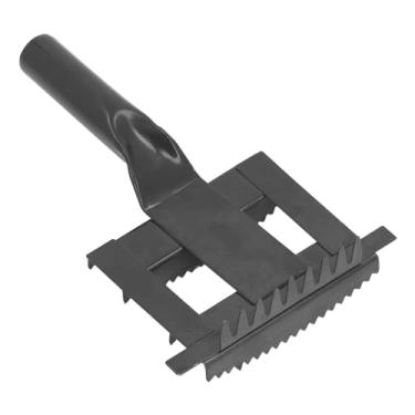 Imagem de Pente de Remoção de Gado de Metal, Escova de Cabelo de Vaca, Ferramenta Ideal para Vacas Leiteiras de Gado Grande (Preto)