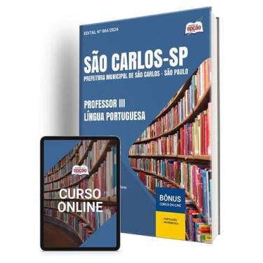 Imagem de Apostila Prefeitura de São Carlos - SP 2024 - Professor III - Língua P