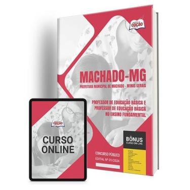 Imagem de Apostila Prefeitura de Machado - MG 2024 - Professor de Educação Básic