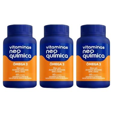 Imagem de Kit 3 Vitaminas Ômega 3 com 60 Cápsulas - Neo Química