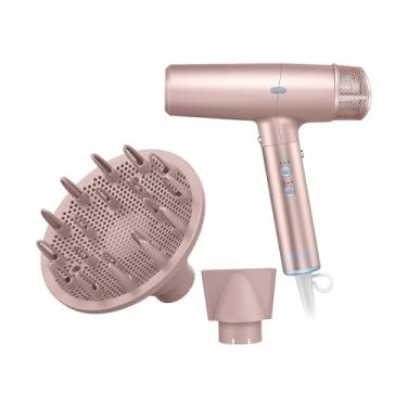 Imagem de Conair, Secador Digital de Cabelo, Com Difusor, Secador Digital Iônico, 1700W, DIGITALaire, Rosa - 220V