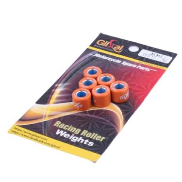 Imagem de Glixal Conjunto de pesos de rolo variador de corrida de alto desempenho 15x12mm para Yamaha Jog Vino Zuma 50, Aprilia, Keeway, CPI 2T Scooter Moped ATV 1PE40QMB Minarelli Engine (3 gramas)