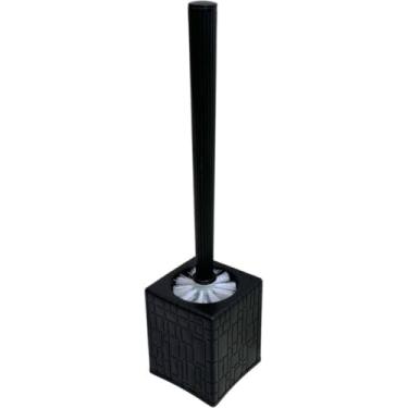 Imagem de Escova De Vaso Sanitário Limpeza Vaso Com Adesivo Parede(Preto)