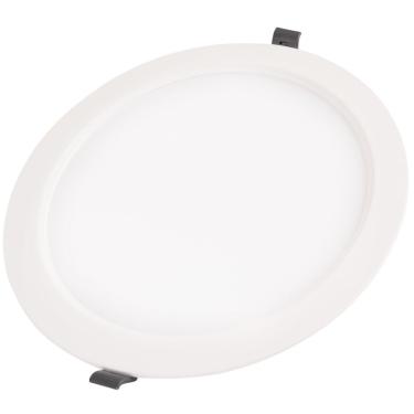 Imagem de Plafon Led Tramontina Redondo De Embutir Slim 18 W Bivolt 3000 K Luz Amarela