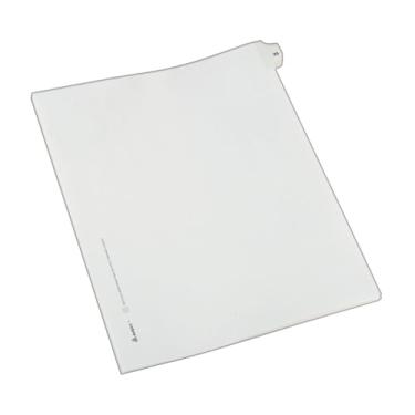 Imagem de Divisórias de exposição legais individuais Avery, estilo Allstate com aba lateral, 21,6 x 27,9 cm, pacote com 25 (82223)