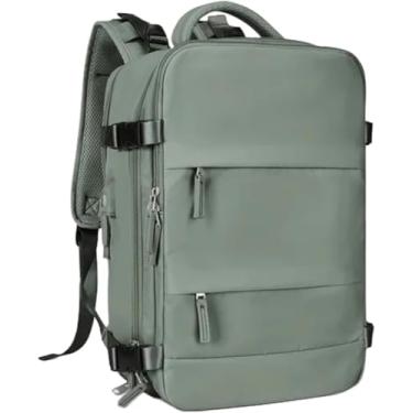 Imagem de Mochila De Viagem Para Mulheres, Mochila De Mão, Mochila Para Laptop, Bolsa De Fim De Semana, Beige, A