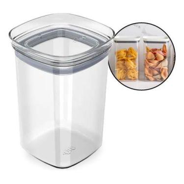 Imagem de Pote Hermético Retangular Vedado Empilhavel 1 Litro - Ou