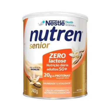 Imagem de Suplemento Alimentar Nutren Senior Zero Lactose Baunilha 740g - Nestlé