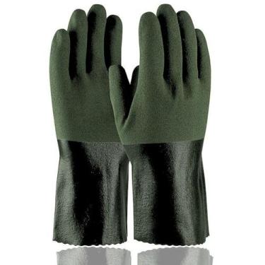 Imagem de Luva Pvc 26cm Segurança Inseticida, Venenos, Químicos Grossa - Imbat