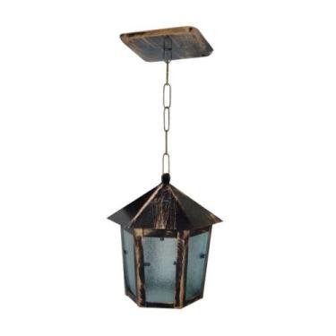 Imagem de Luminária De Teto Veneza Em Alumínio Fundido Ouro 19X12Cm - OURO MINAS