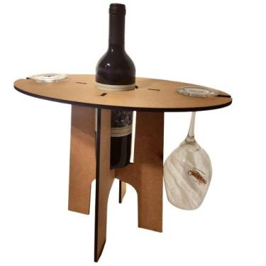 Imagem de Mini Adega Mdf Para 1 Garrafas - LENOBRE