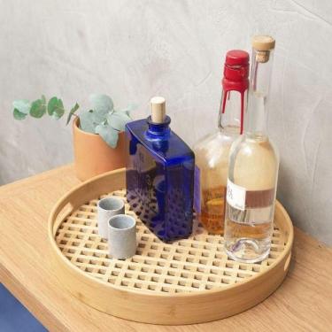 Imagem de Bandeja De Bambu Oikos Vazada 35cm Redonda