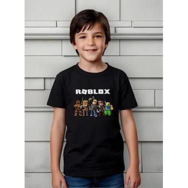 Imagem de Camiseta Camisa Infantil Juvenil Gamer Roblo ox Menino Menina 100% Alg