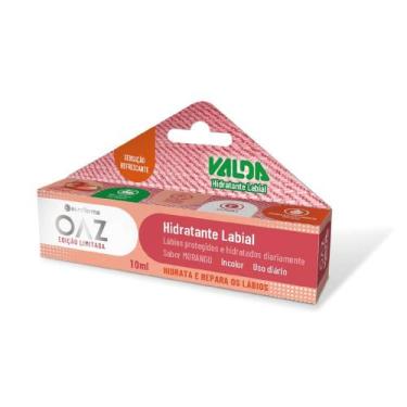 Imagem de Hidratante Labial Valda Eurofarma OAZ Sabor Morango 10ml - OAZ Eurofar