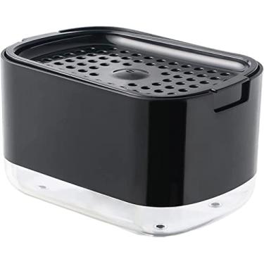 Imagem de Organizador de pia de cozinha, suporte para esponja para lavar louça, dispensador de sabão para cozinha, dispensador de sabão para cozinha, suporte para esponja para pia de cozinha, di