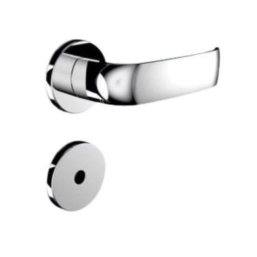 Imagem de Fechadura Banheiro Grand Icaro Roseta Redonda Ros38 Cromado 55mm (55X7